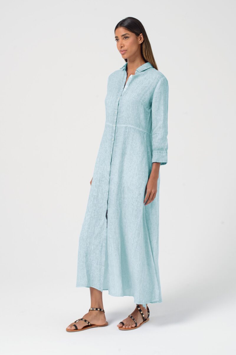 areese Brooke Leinen-Kleid „Barbados“ – Leichtes Damen Shirtdress in Cremeweiß - Image 2