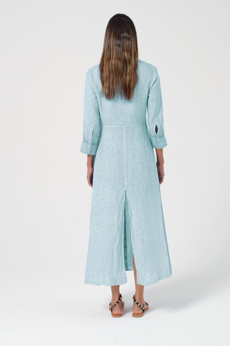 areese Brooke Leinen-Kleid „Barbados“ – Leichtes Damen Shirtdress in Cremeweiß - Image 3