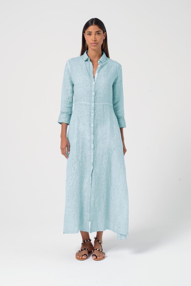 areese Brooke Leinen-Kleid „Barbados“ – Leichtes Damen Shirtdress in Cremeweiß - Image 5