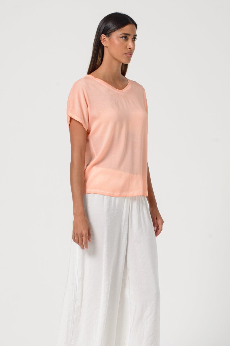 areese Vado T-Shirt „Bellini“ – Leichtes Herren Basic in warmem Orange - Image 6