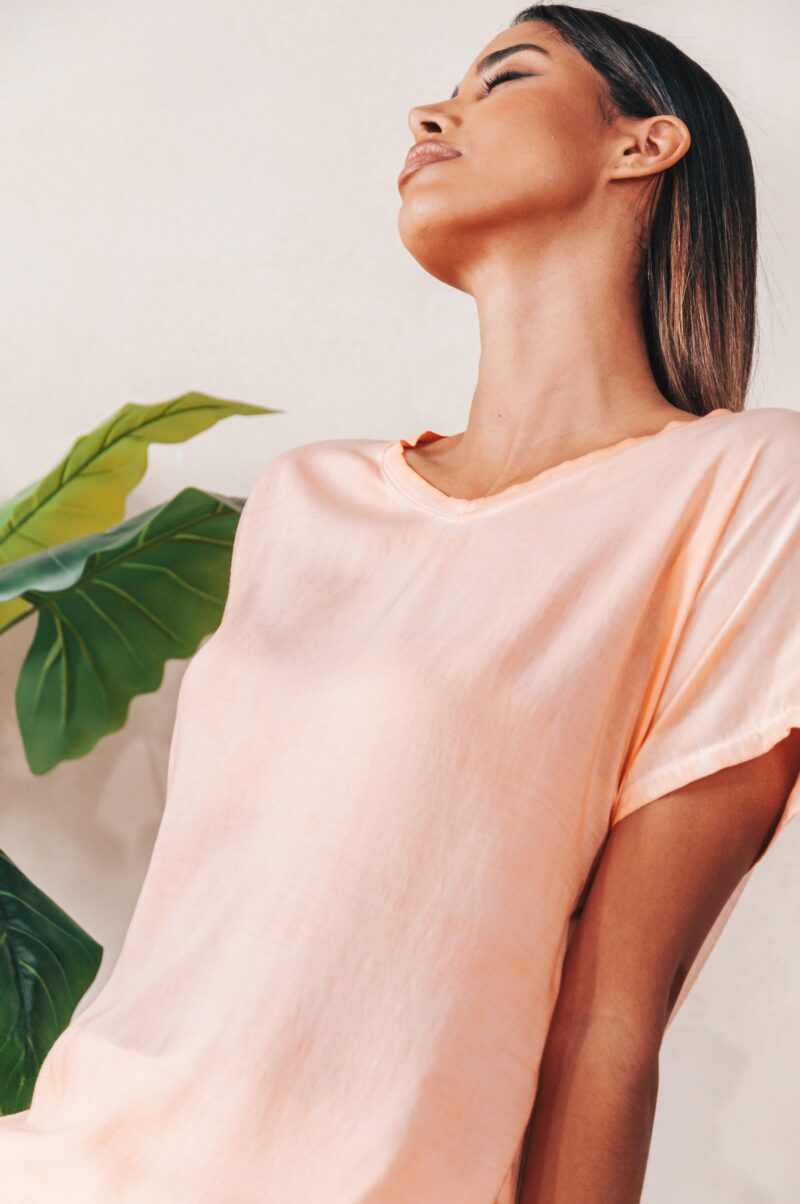 areese Vado T-Shirt „Bellini“ – Leichtes Herren Basic in warmem Orange - Image 7