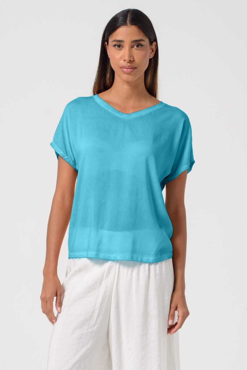 areese Vado T-Shirt „Nettuno“ – Komfortables Herren Basic in Dunkelblau - Image 2