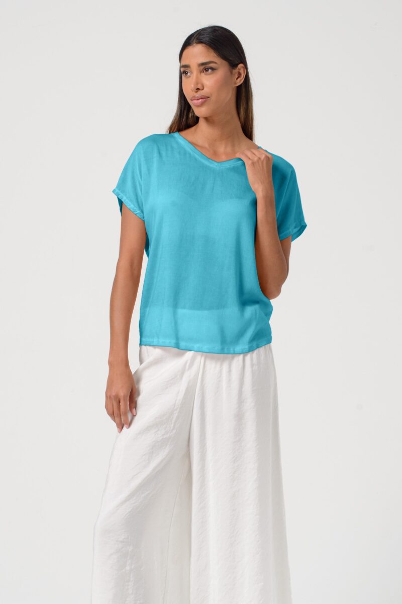 areese Vado T-Shirt „Nettuno“ – Komfortables Herren Basic in Dunkelblau