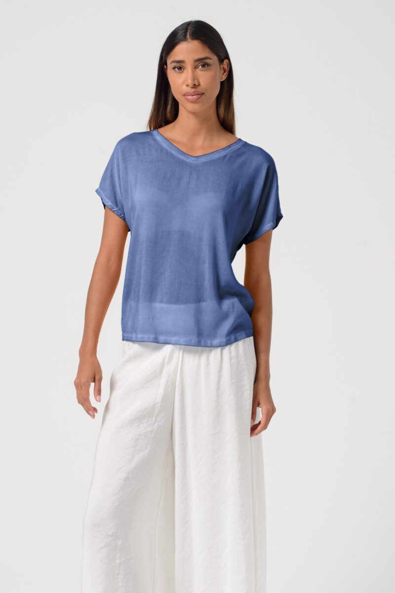 areese Vado T-Shirt „Nautico“ – Leichtes Herren Basic in Marineblau