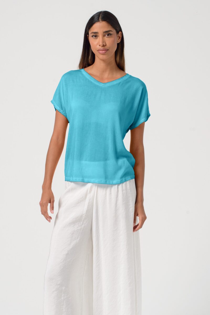areese Vado T-Shirt „Nettuno“ – Komfortables Herren Basic in Dunkelblau - Image 6