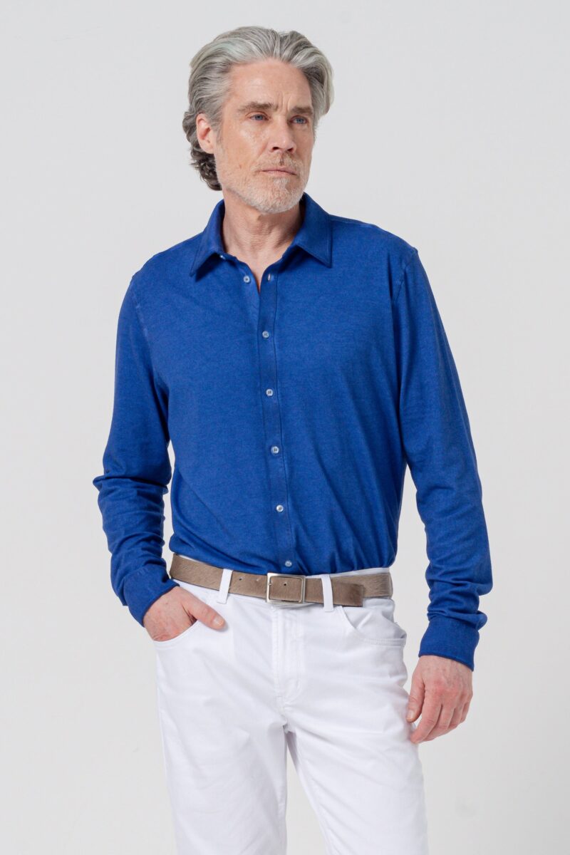 areese Relax Fit Piqué Shirt „Pacific“ – Leichtes Herren Sommerhemd