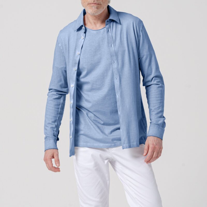 areese Relax Fit Piqué Shirt „Vento“ – Leichtes Sommerhemd für Herren