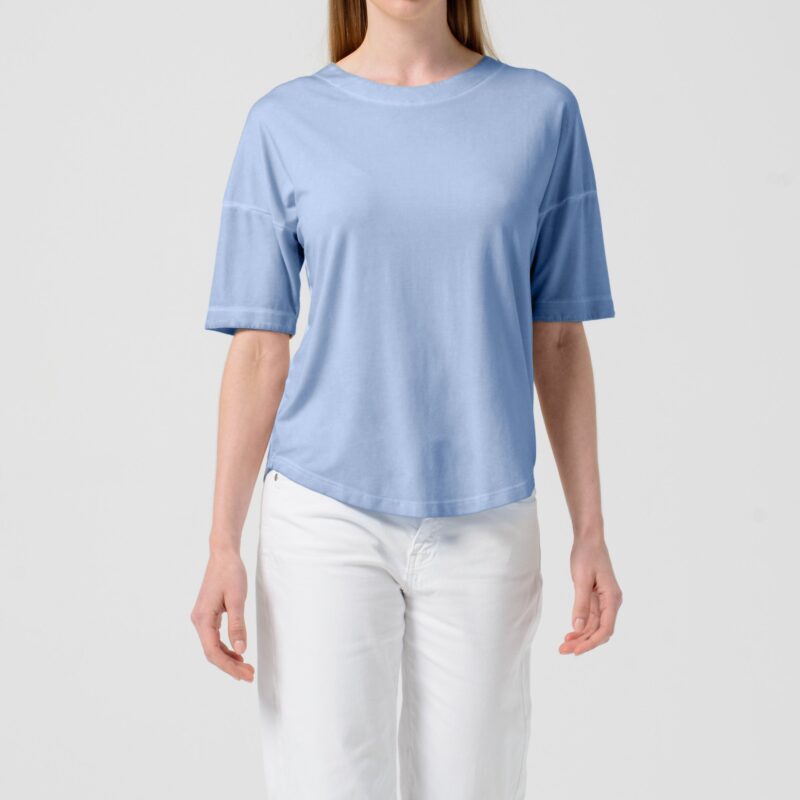 areese Tyler T-Shirt „Vento“ – Herren Basic in frischem Blau