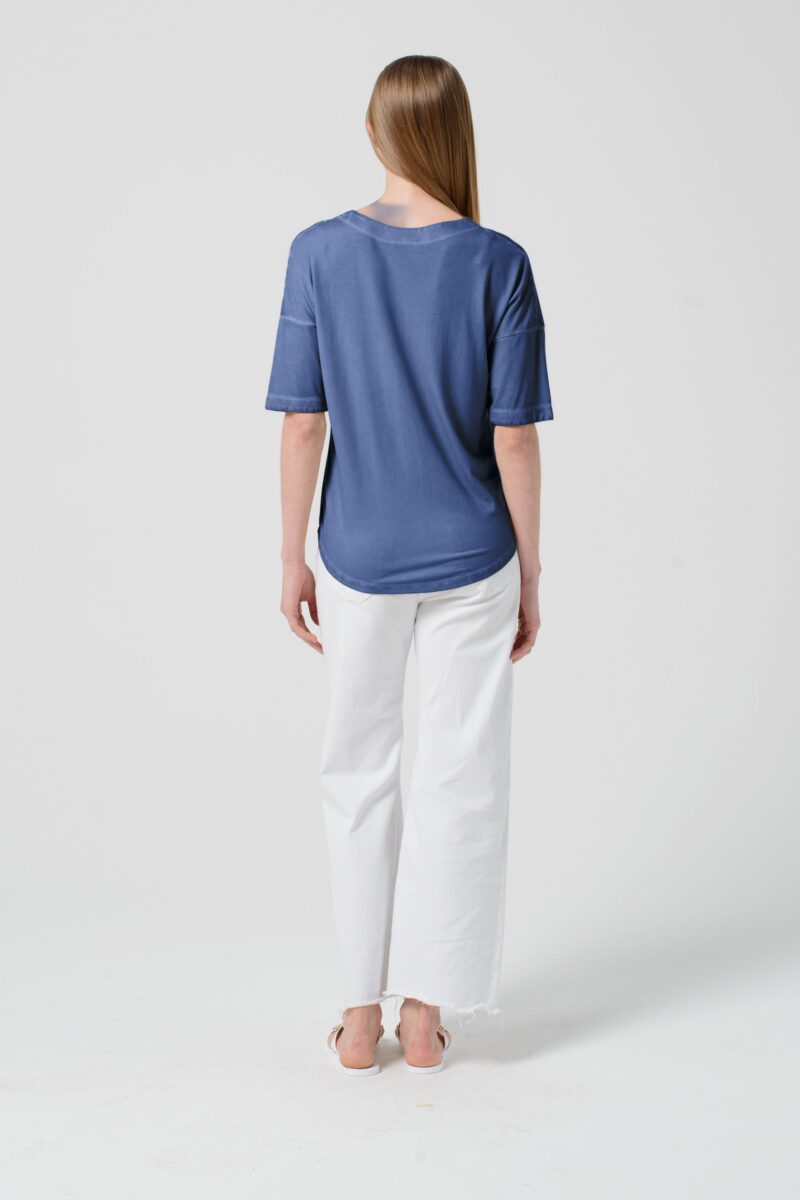 areese Tyler T-Shirt „Nautico“ – Herren Basic in tiefem Marineblau - Image 3