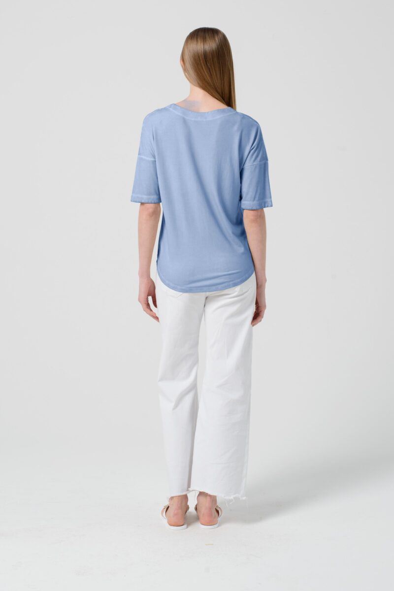 areese Tyler T-Shirt „Vento“ – Herren Basic in frischem Blau - Image 3