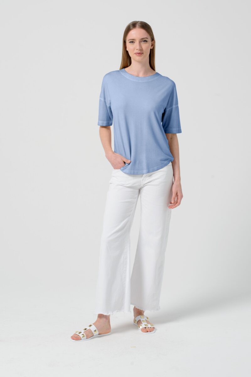 areese Tyler T-Shirt „Vento“ – Herren Basic in frischem Blau - Image 4
