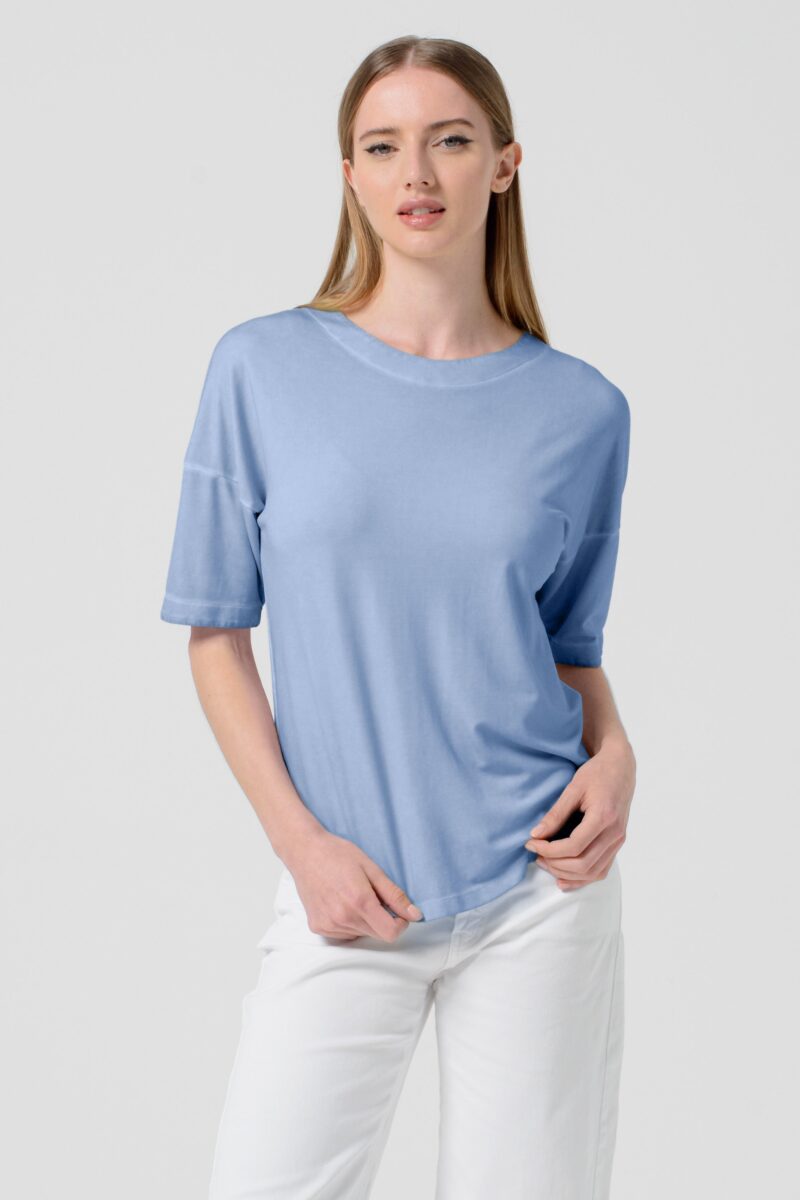 areese Tyler T-Shirt „Vento“ – Herren Basic in frischem Blau - Image 5